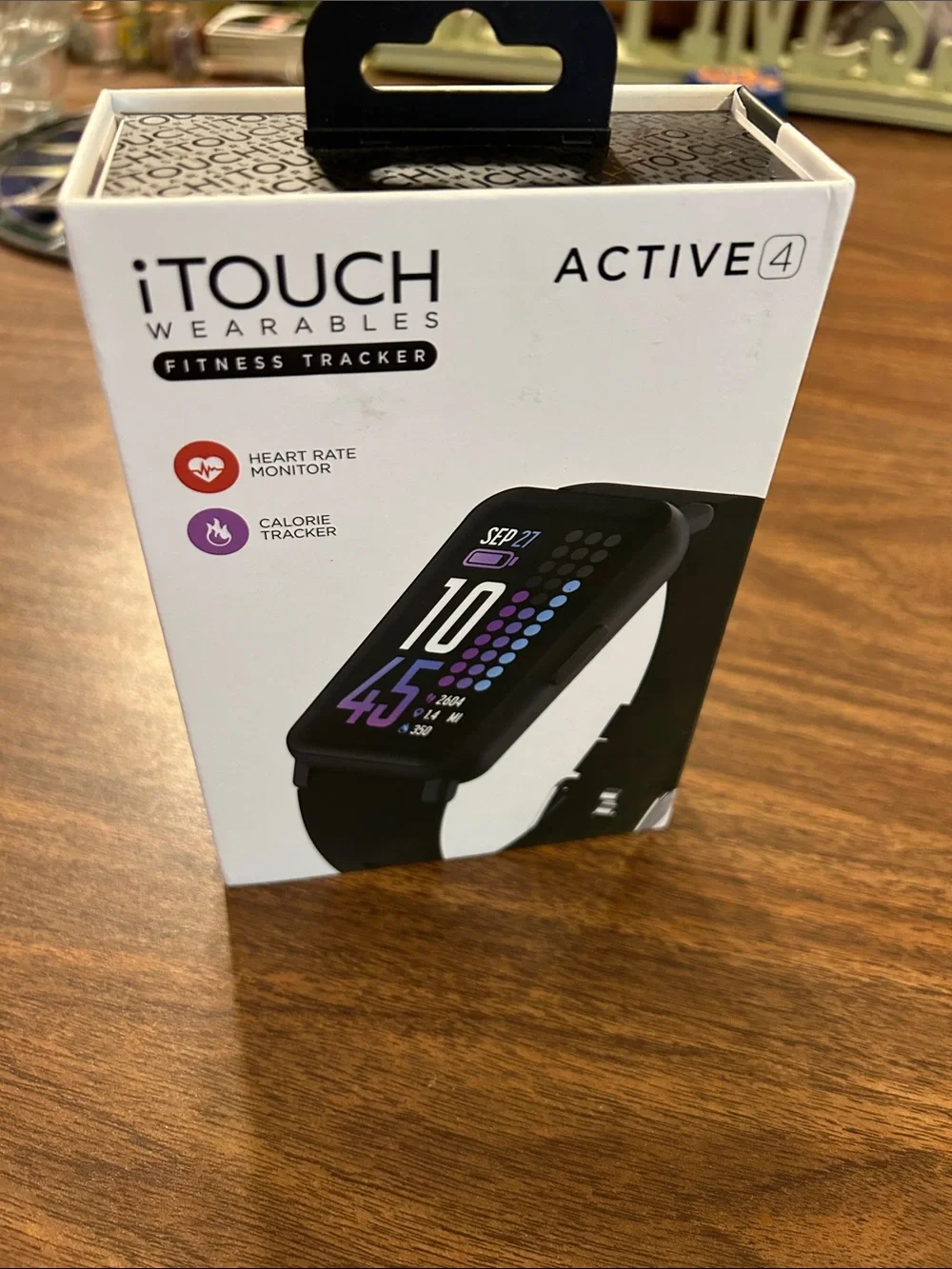 Active 4 Black Fitness Smartwatch with Heart Rate & Calorie Tracking